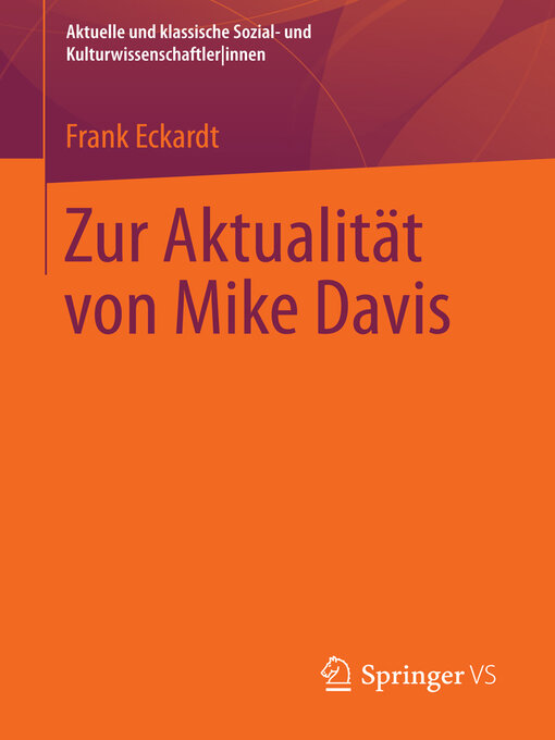Title details for Zur Aktualität von Mike Davis by Frank Eckardt - Available